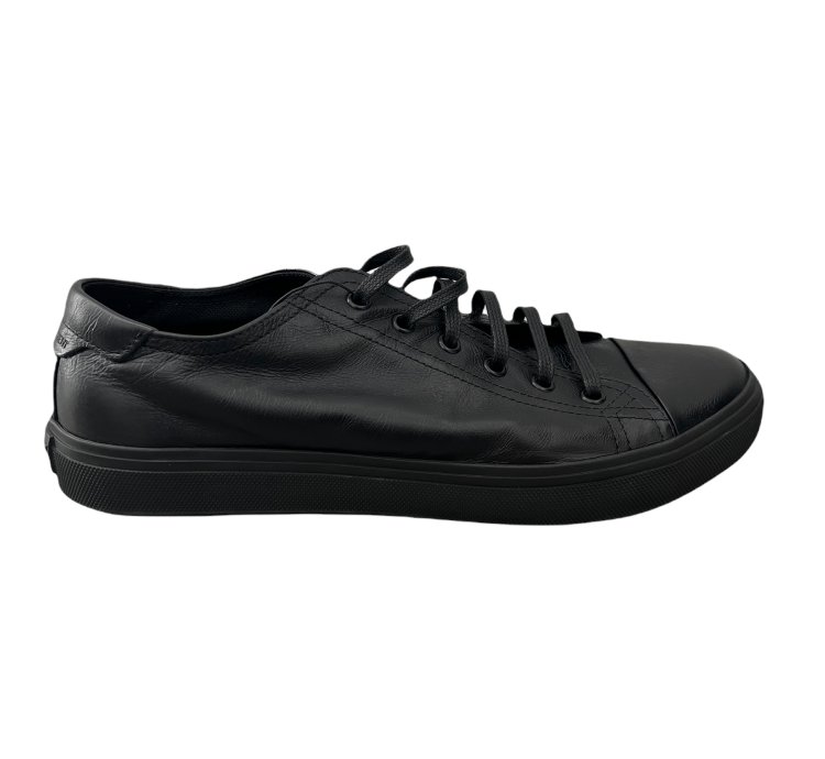 Saint Laurent Leather Low Top Bedford Sneakers
