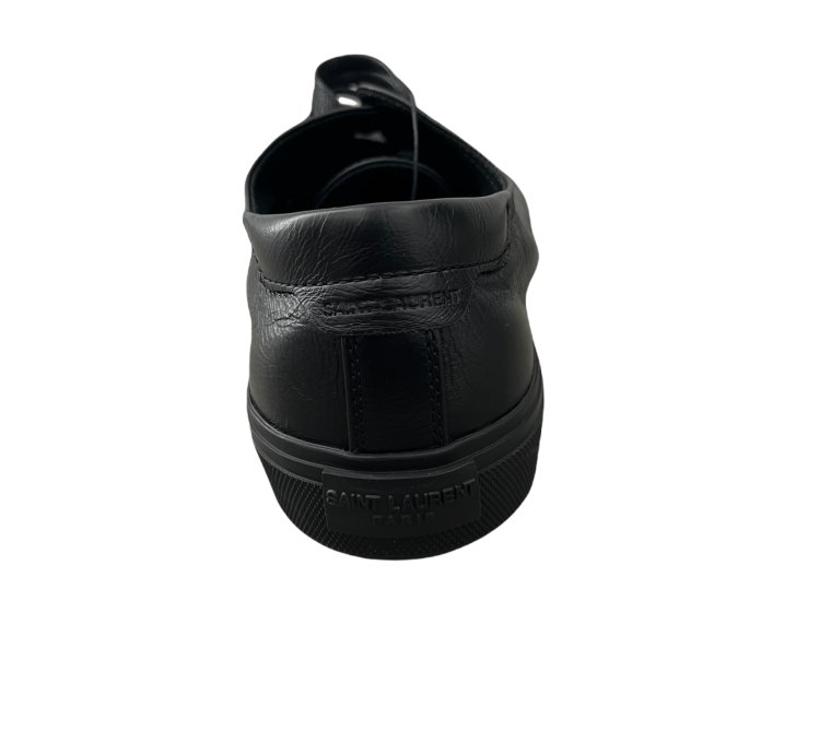 Saint Laurent Leather Low Top Bedford Sneakers