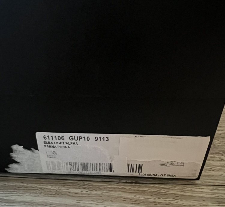 Saint Laurent Low Top Logo Canvas Sneaker Tan Cream Size 45