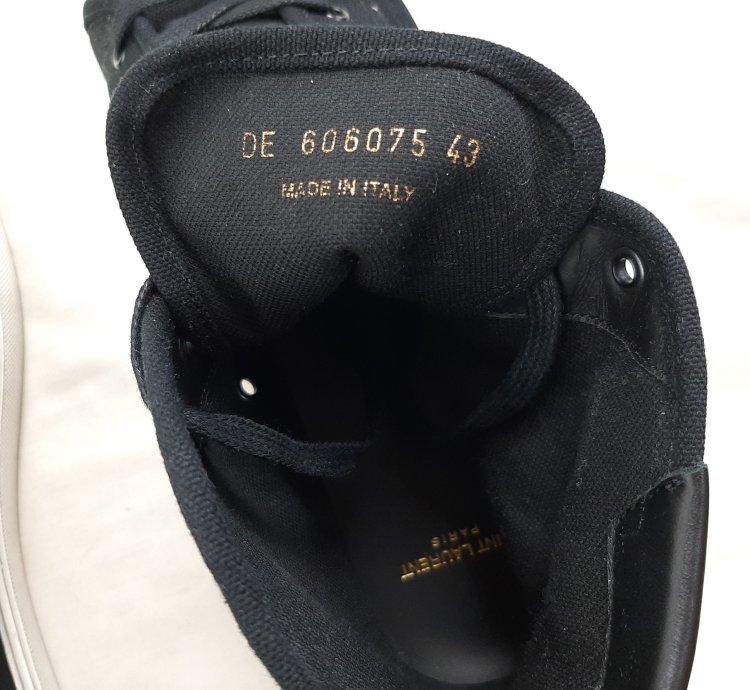 Saint Laurent Malibu Mid-top Sneakers Size Us 10 Eu 43