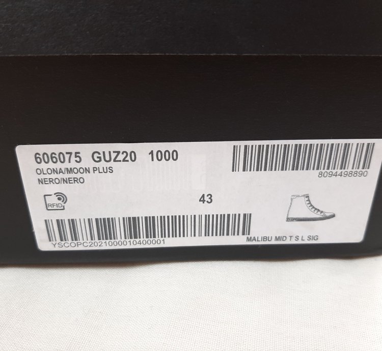 Saint Laurent Malibu Mid-top Sneakers Size Us 10 Eu 43