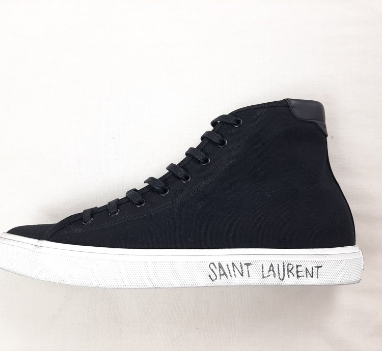 Saint Laurent Malibu Mid-top Sneakers Size Us 10 Eu 43