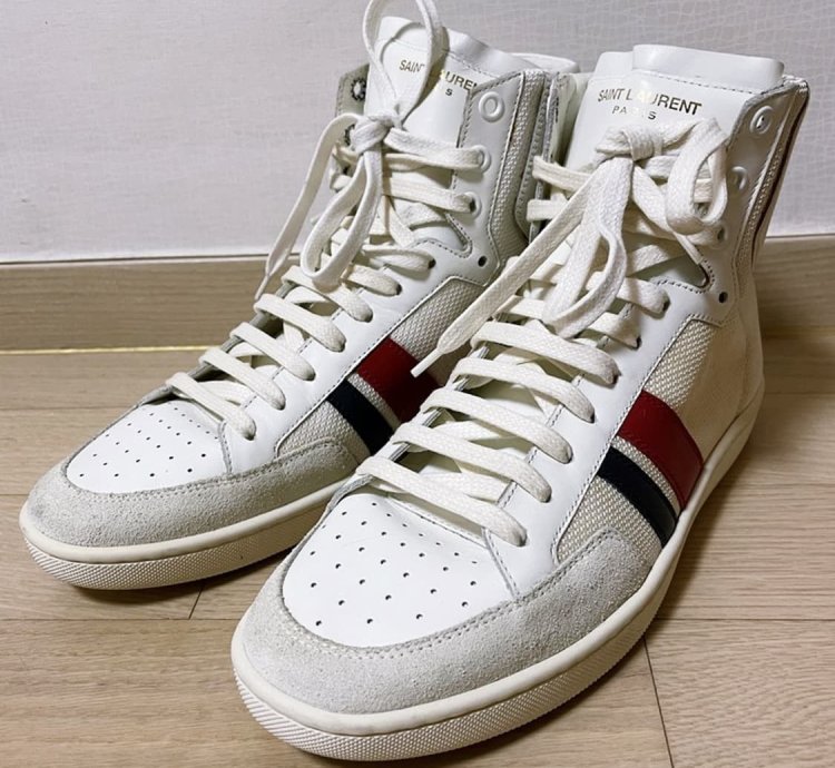 Saint Laurent Paris Aw13 High Top Sneakers 39