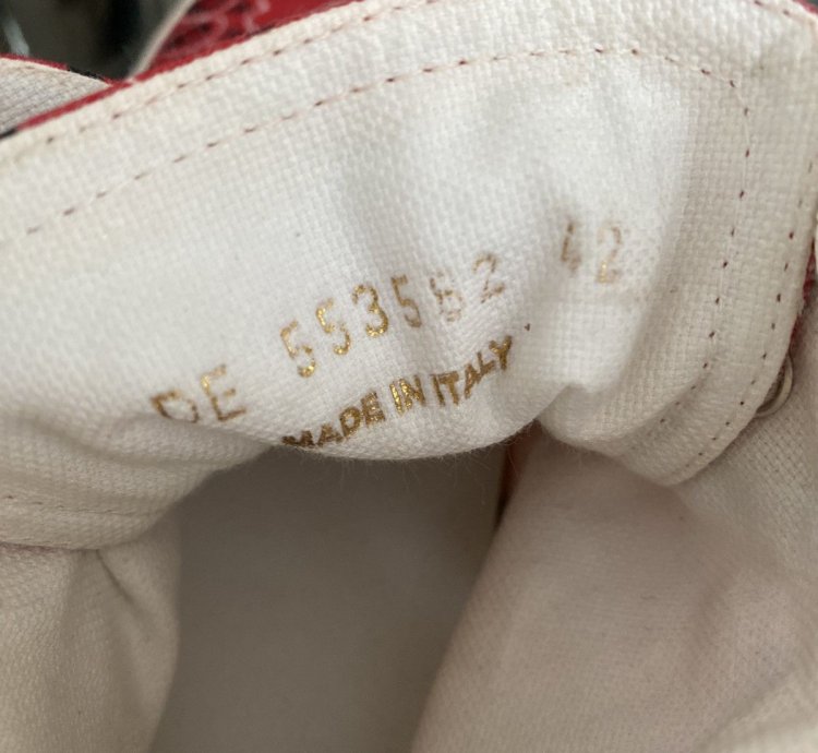 Saint Laurent Paris Bedford Hi Tops Bandana Size 42