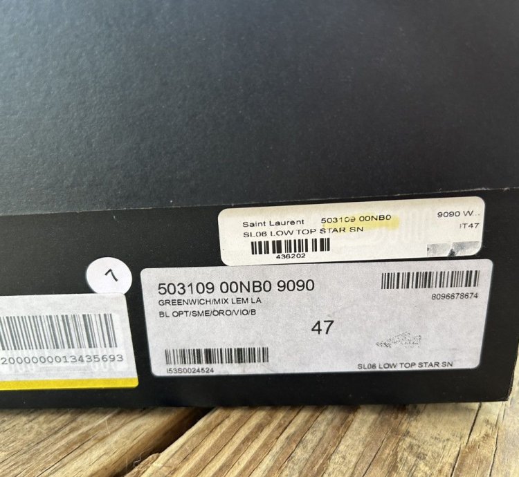 Saint Laurent Paris Court Classics All Star Low Sl-06