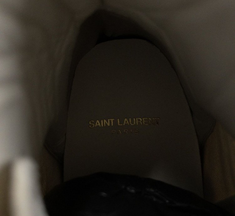 Saint Laurent Paris Embroidered Court Classics