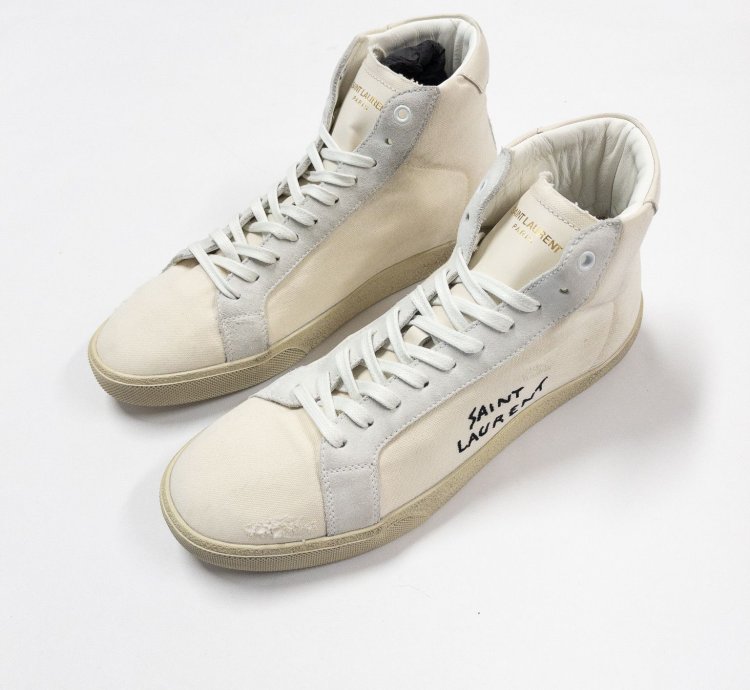 Saint Laurent Paris Embroidered Court Classics