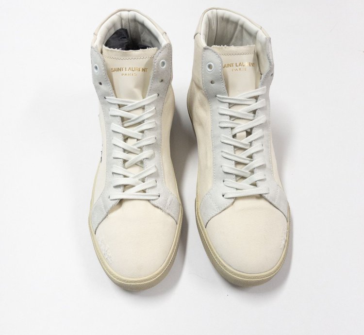 Saint Laurent Paris Embroidered Court Classics
