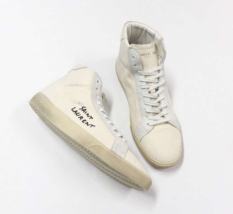Saint Laurent Paris Embroidered Court Classics