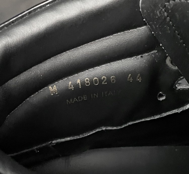 Saint Laurent Paris Patent Leather Black High Top Sneakers