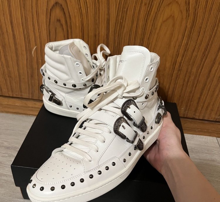 Saint Laurent Paris Ss14 Hedi Slimane Buckle Strap Sneakers