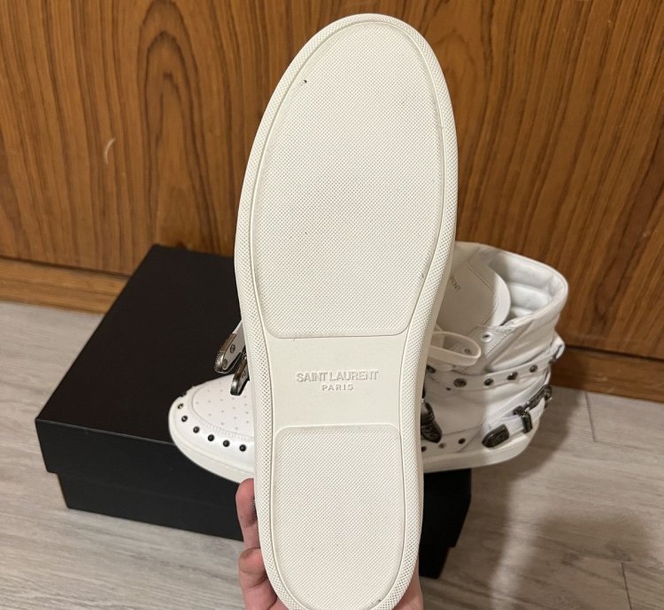 Saint Laurent Paris Ss14 Hedi Slimane Buckle Strap Sneakers