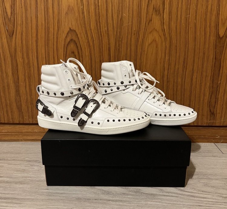 Saint Laurent Paris Ss14 Hedi Slimane Buckle Strap Sneakers