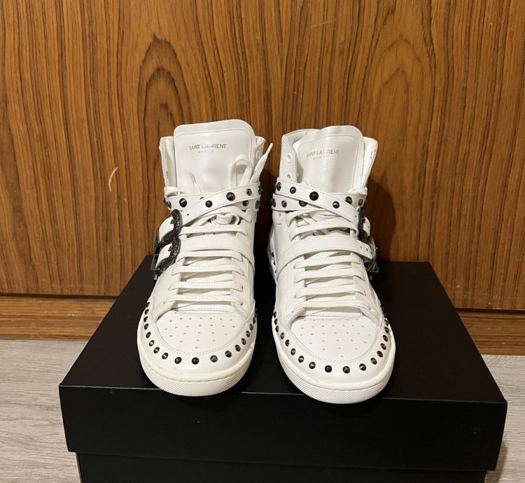 Saint Laurent Paris Ss14 Hedi Slimane Buckle Strap Sneakers