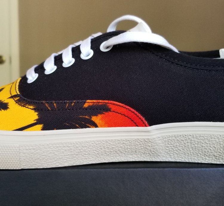 Saint Laurent Paris Sunset Palm Tree Sneakers