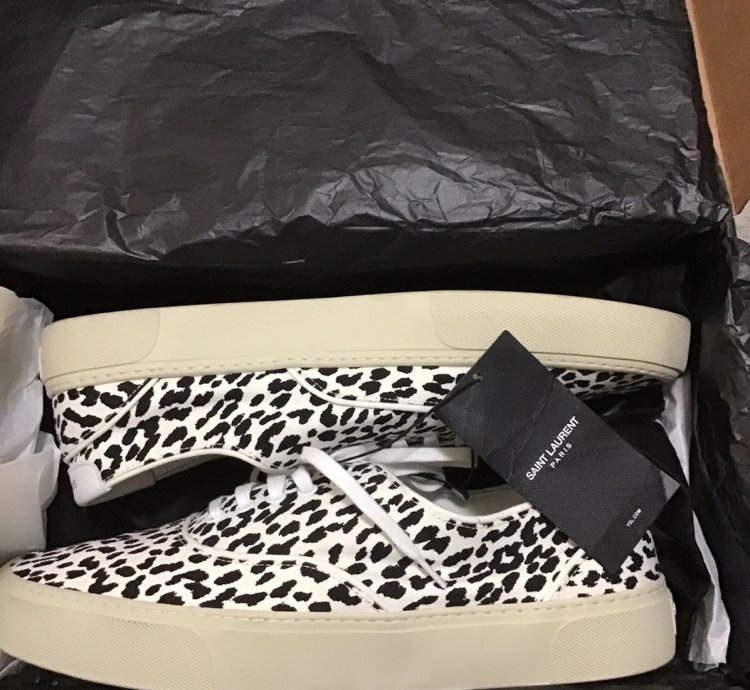 Saint Laurent Paris Venice Babycat Sneakers Eu 45
