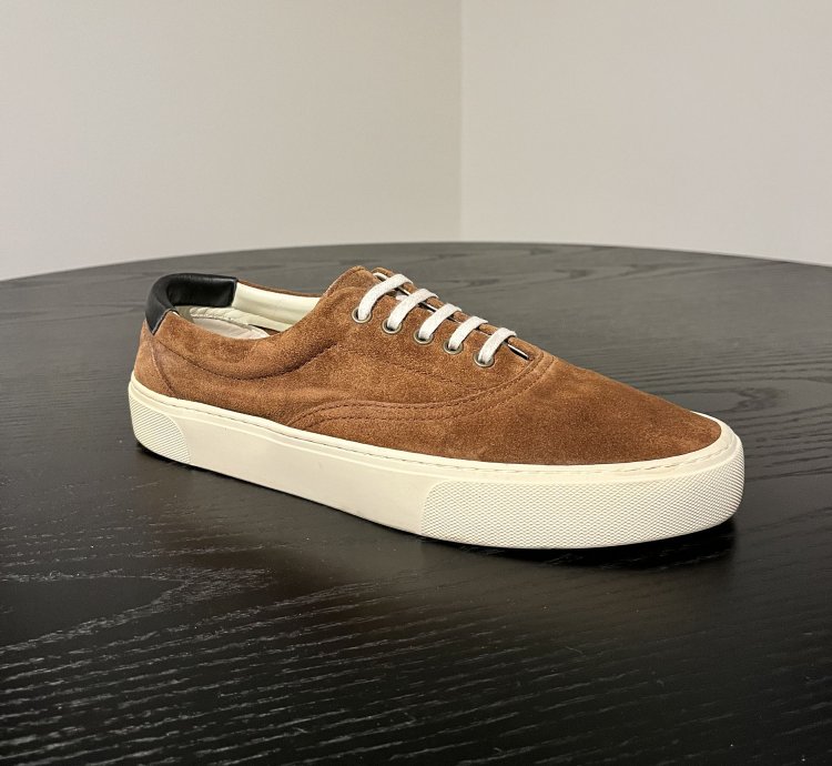 Saint Laurent Paris Venice Sneaker Brown Suede