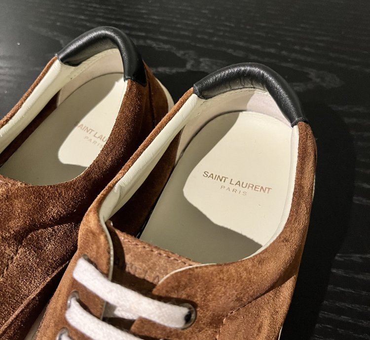 Saint Laurent Paris Venice Sneaker Brown Suede