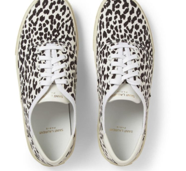 Saint Laurent Skate Lace Up Shoes Sneakers Baby Cat New 42