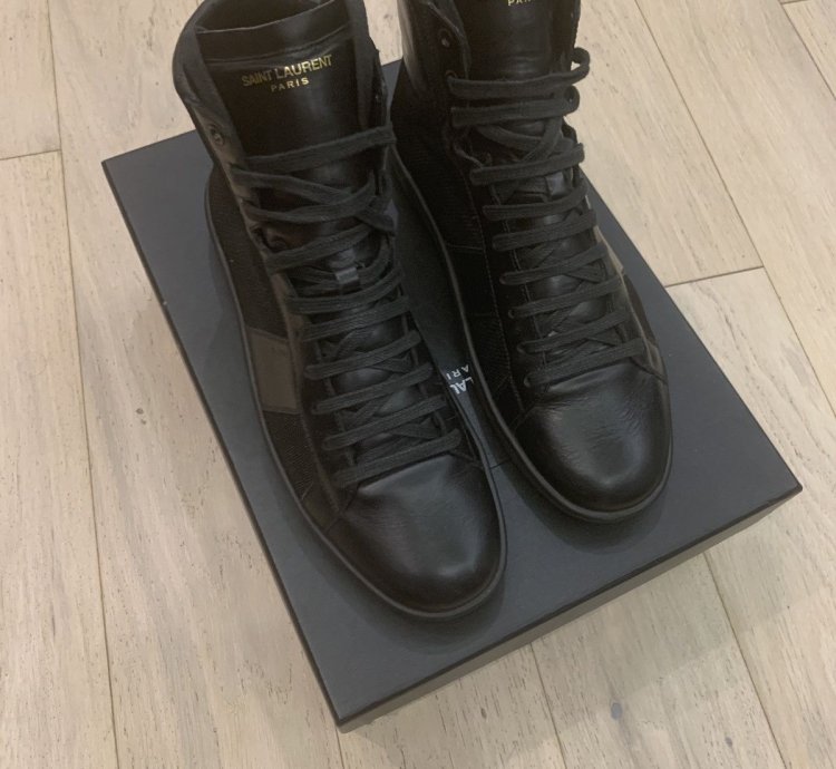 Saint Laurent Sl 06 Black Sneakers Hedi Era