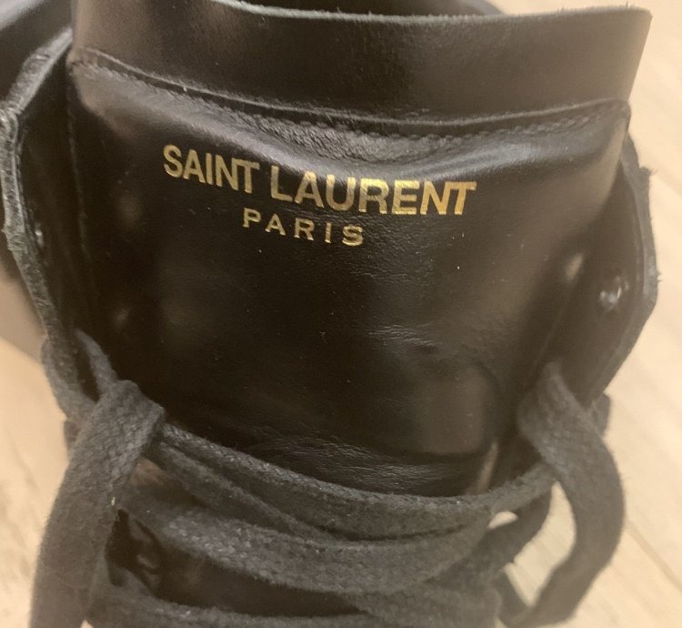 Saint Laurent Sl 06 Black Sneakers Hedi Era