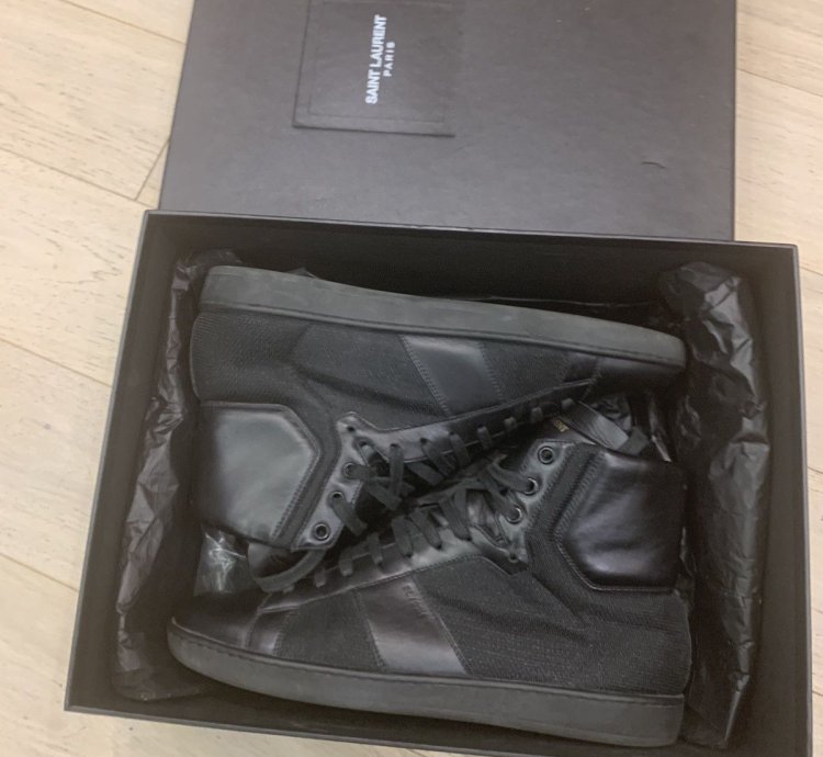 Saint Laurent Sl 06 Black Sneakers Hedi Era