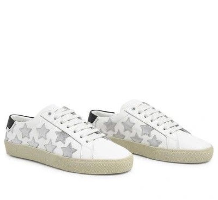 Saint Laurent Sl 06 Low Top Stars Sneaker