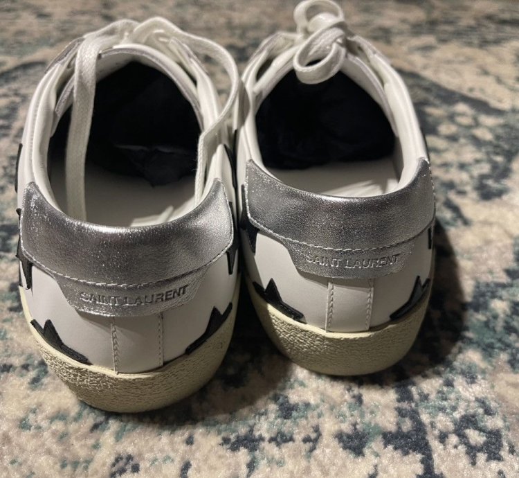 Saint Laurent Sl 06 Low Top Stars Sneaker
