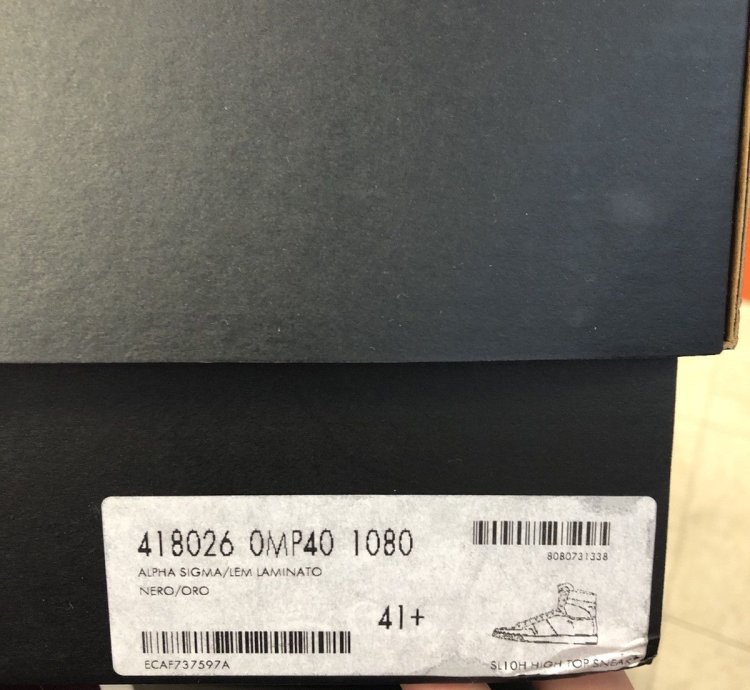 Saint Laurent Sl 10 High Top Sneakers