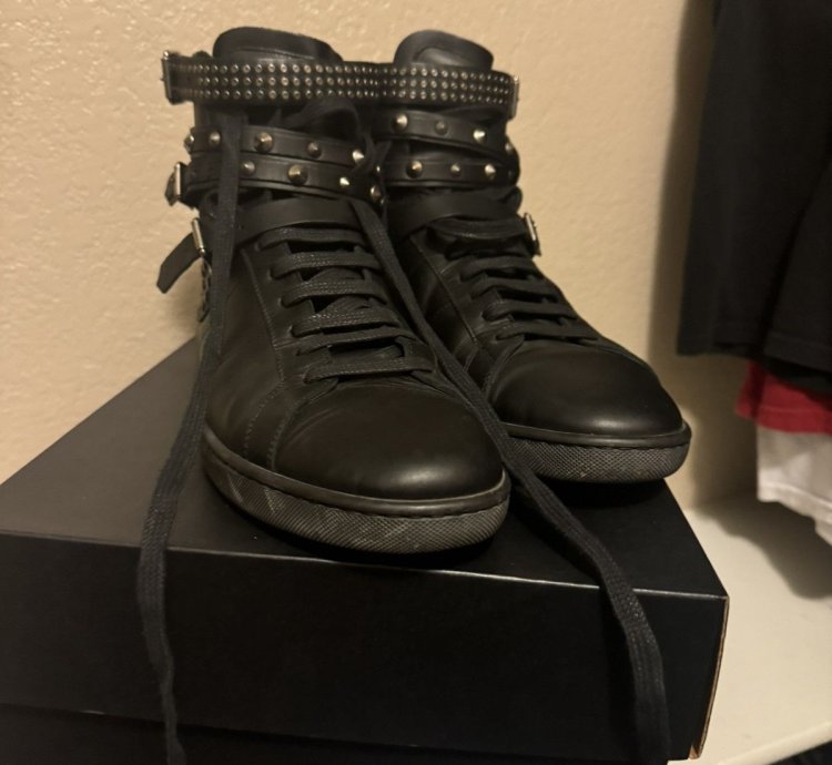Saint Laurent Sl 16h Studded Hightops