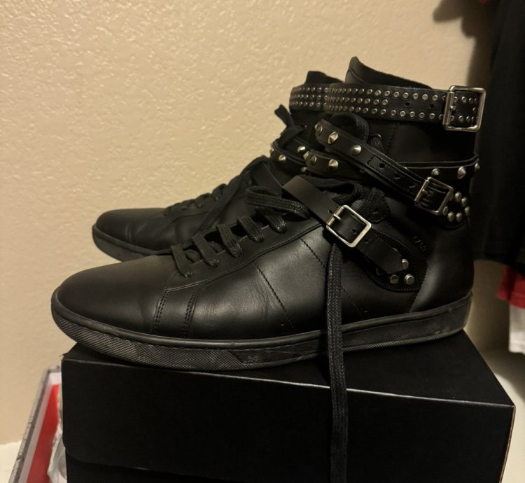 Saint Laurent Sl 16h Studded Hightops