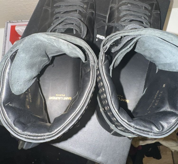 Saint Laurent Sl 16h Studded Hightops