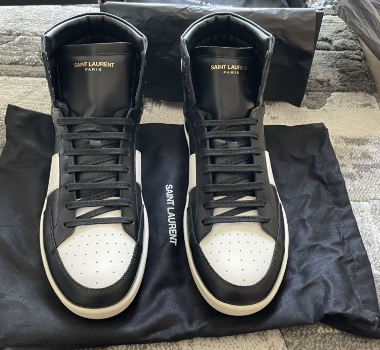 Saint Laurent Sl-10h High Sneaker Sz 43
