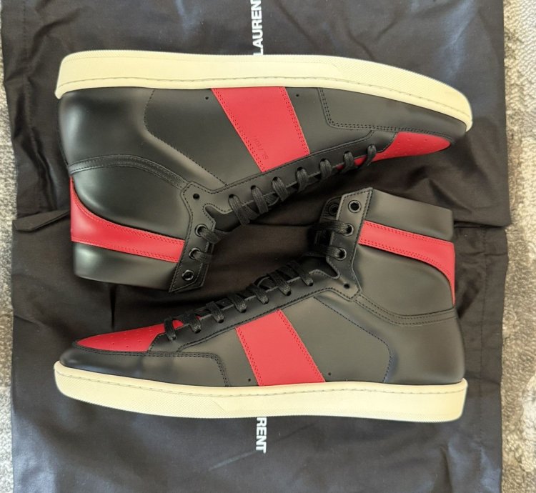 Saint Laurent Sl-10h High Sneaker Sz 43