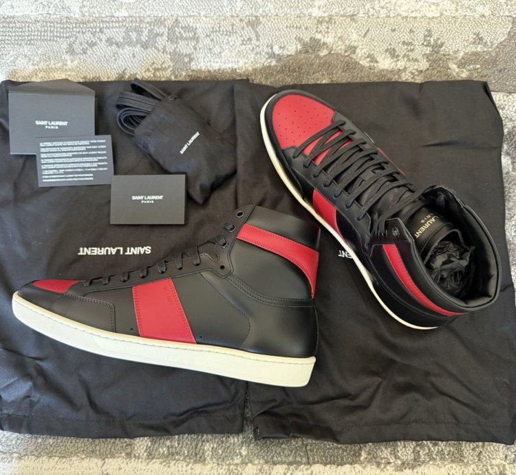 Saint Laurent Sl-10h High Sneaker Sz 43