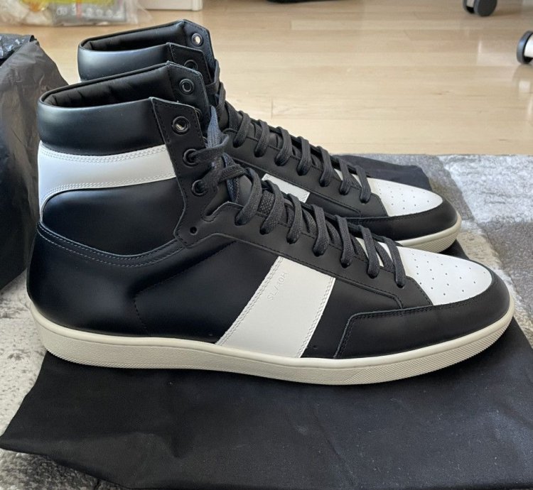 Saint Laurent Sl-10h High Sneaker Sz 43