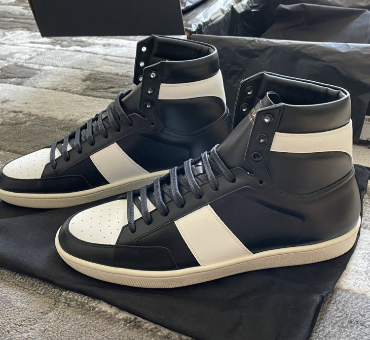 Saint Laurent Sl-10h High Sneaker Sz 43