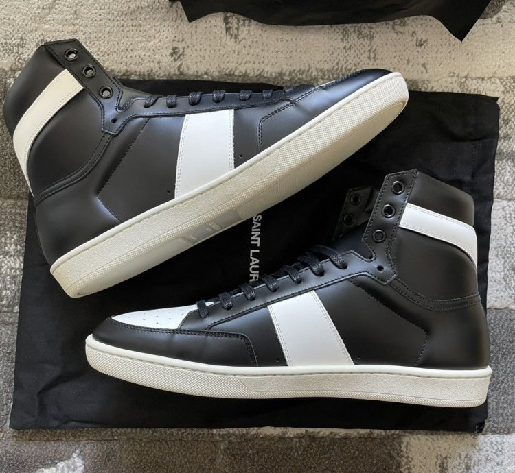 Saint Laurent Sl-10h High Sneaker Sz 43