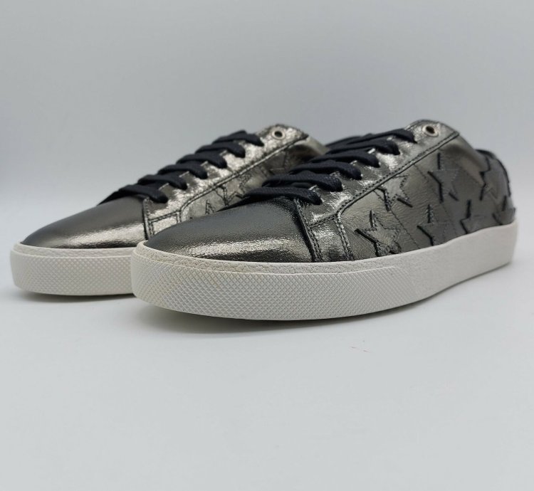 Saint Laurent Sl06 20 Court Classic Star Sneakers
