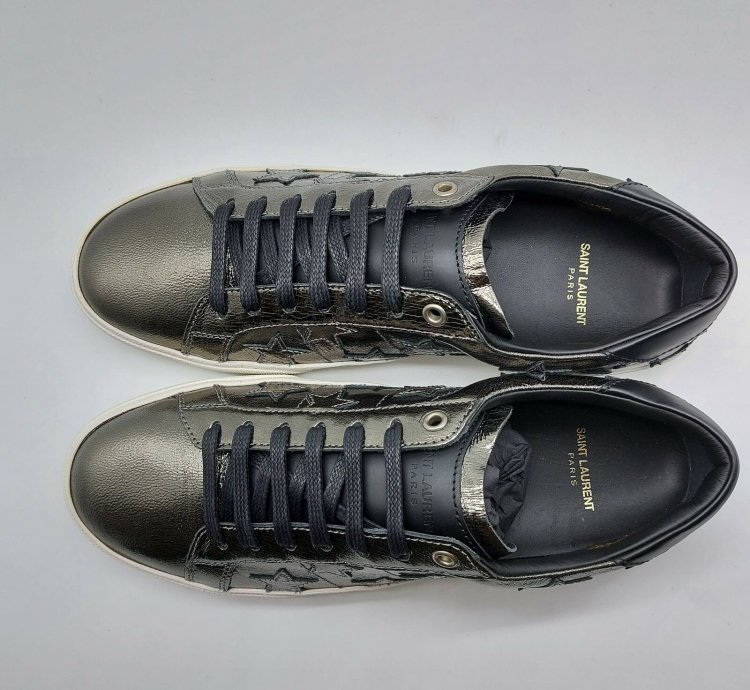 Saint Laurent Sl06 20 Court Classic Star Sneakers