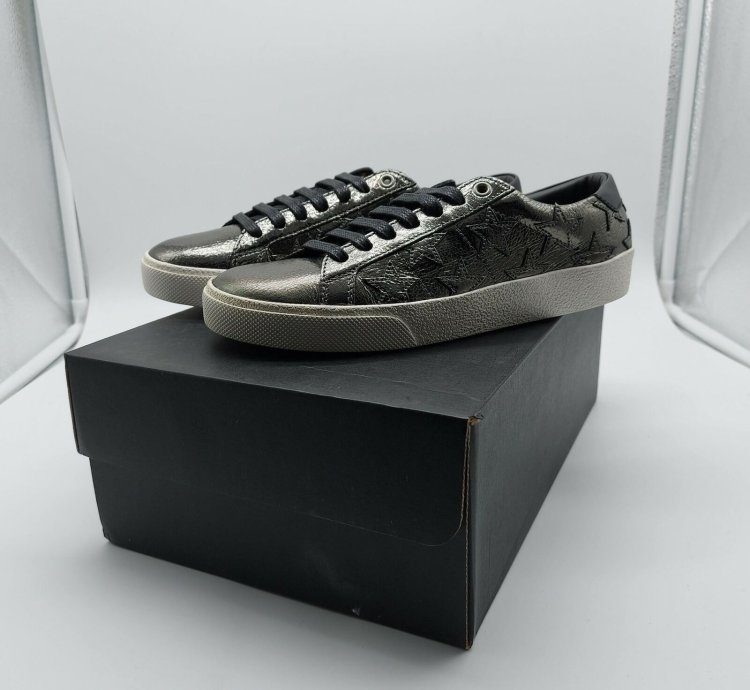 Saint Laurent Sl06 20 Court Classic Star Sneakers