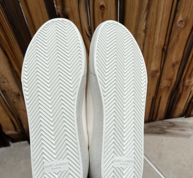 Saint Laurent Sl06 Court Canvas Signature Sneaker
