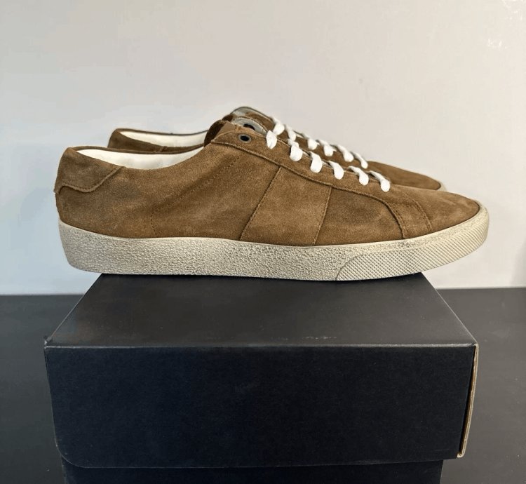 Saint Laurent Sl06 Low Top Sneakers Eu 43 Rrp 690