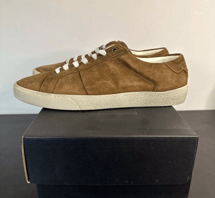 Saint Laurent Sl06 Low Top Sneakers Eu 43 Rrp 690