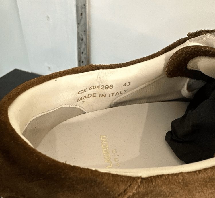 Saint Laurent Sl06 Low Top Sneakers Eu 43 Rrp 690