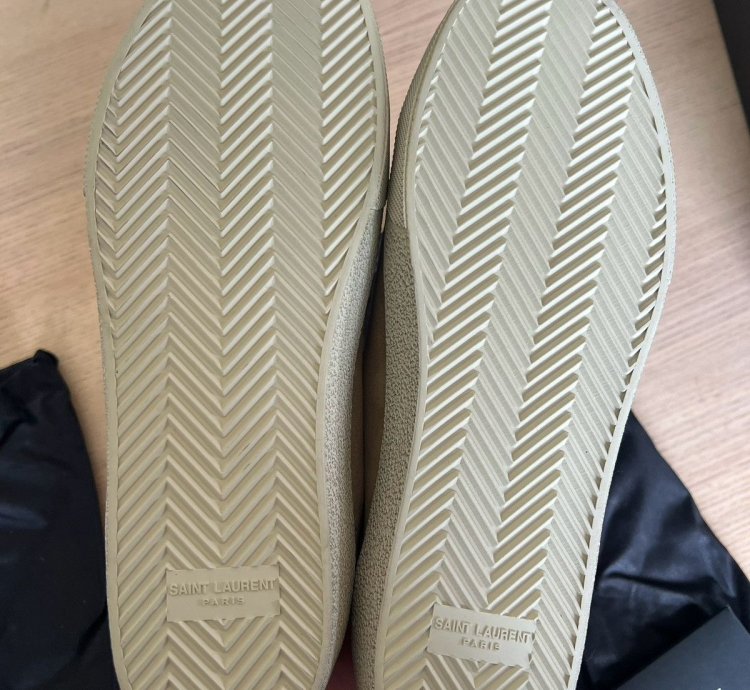 Saint Laurent Sl06 Suede Soho Desert Tan Nib Sz 42