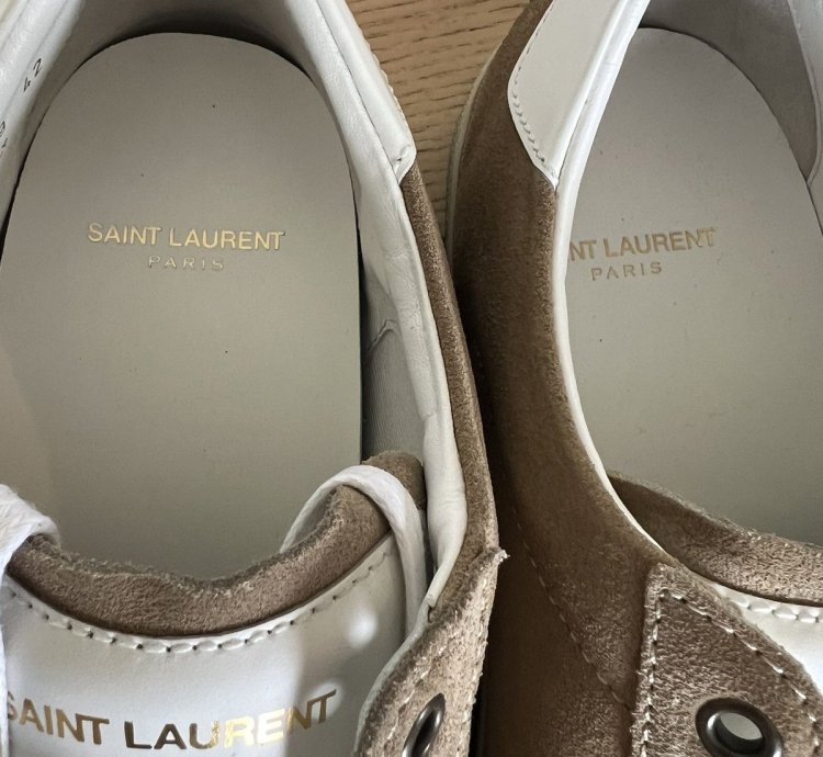 Saint Laurent Sl06 Suede Soho Desert Tan Nib Sz 42