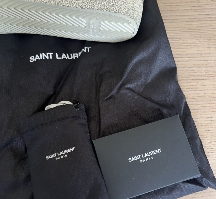Saint Laurent Sl06 Suede Soho Desert Tan Nib Sz 42