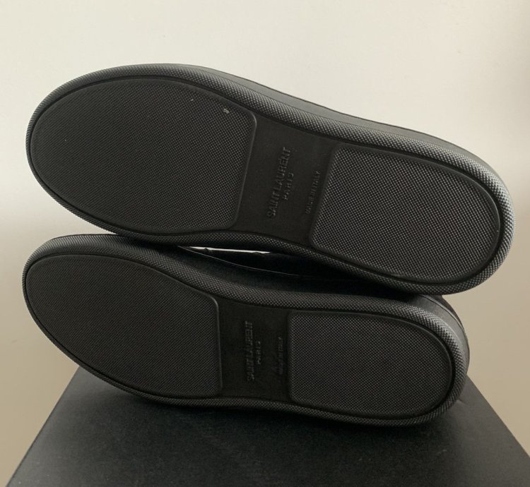 Saint Laurent Sl10 High-top Black Suede Sneaker