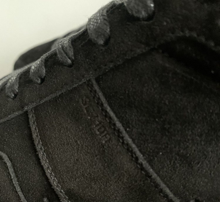 Saint Laurent Sl10 High-top Black Suede Sneaker